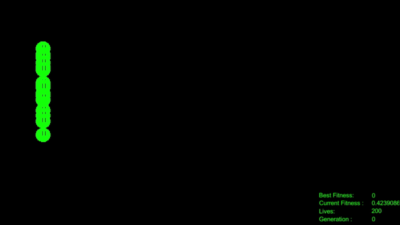 Screenshot of AI Learns to Play Flappy Bird